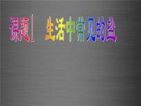 人教版九年级下册课题1 生活中常见的盐示范课ppt课件