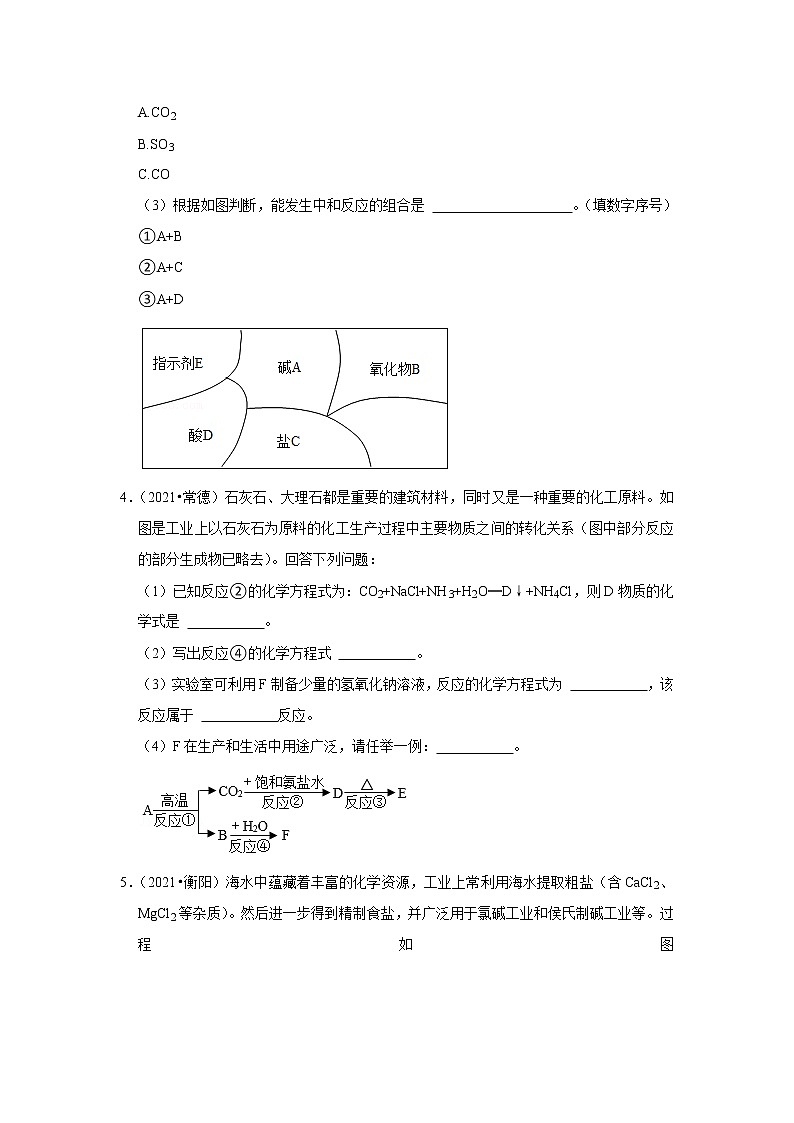 2021年湖南中考化学真题分类汇编-推断题第2页