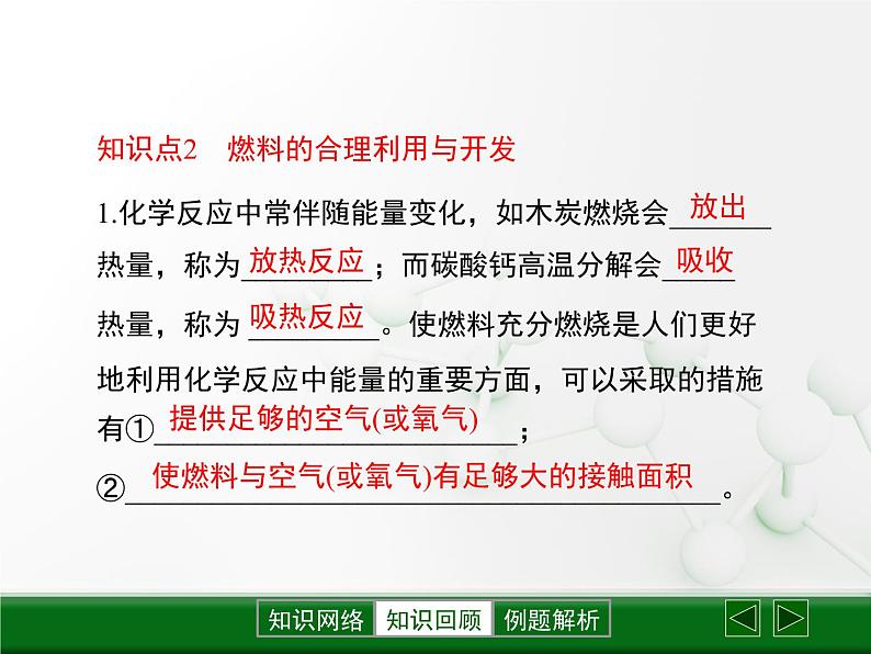 人教版九年级上册 初中化学 第七单元燃料及其利用复习课件1第6页