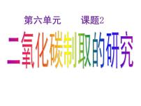 化学九年级上册课题2 二氧化碳制取的研究课文课件ppt