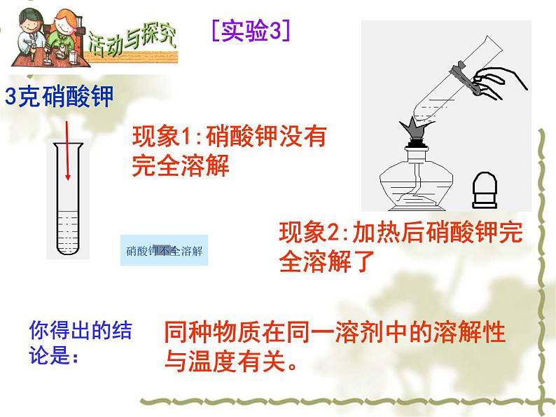 湘教初中化学九上《专题六 物质的溶解  单元2 物质的溶解性》课件PPT第8页