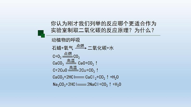 初三【化学(人教版)】第六单元 碳和碳的氧化物 课题2 二氧化碳制取的研究(第一课时)课件PPT第4页