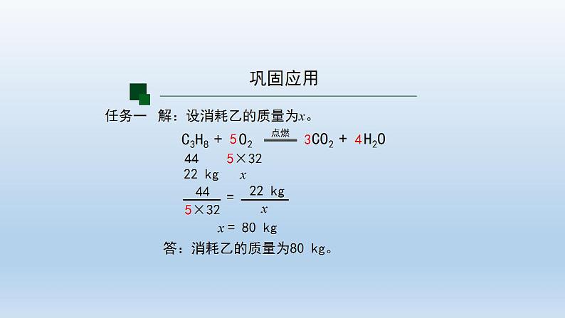 初三【化学(人教版)】第五单元 化学方程式  课题3  利用化学方程式的简单计算(第二课时)课件PPT07