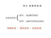 鲁教初中化学九上《第三单元 溶液  第2节 溶液组成的定量表示》课件PPT