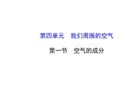 鲁教版九年级上册第四单元 我们周围的空气第一节 空气的成分课文配套ppt课件