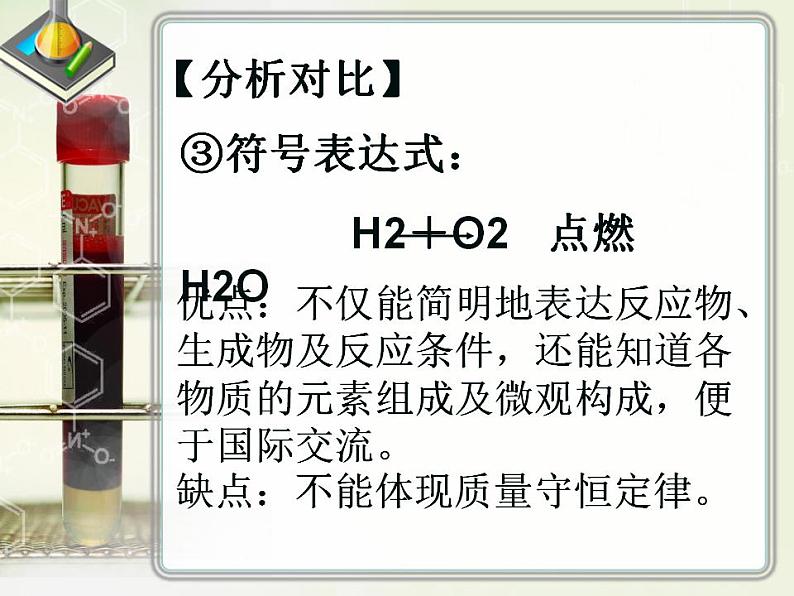 鲁教版九年级化学上册 5.2 化学反应的表示课件PPT07