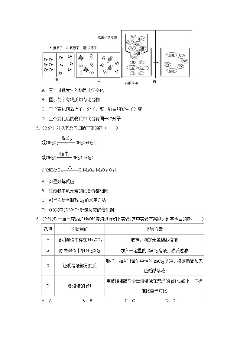2019年陕西省中考化学试卷+答案+解析第2页