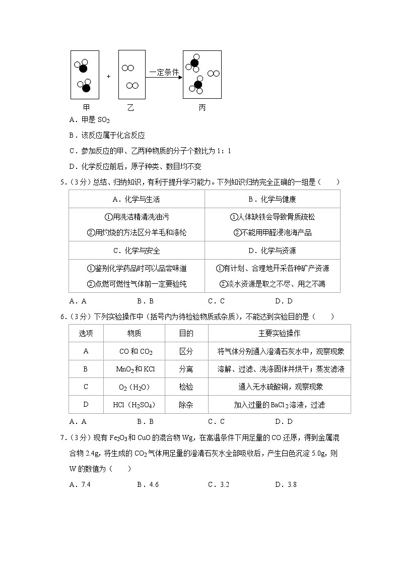 2019年四川省达州市中考化学试卷+答案+解析第2页