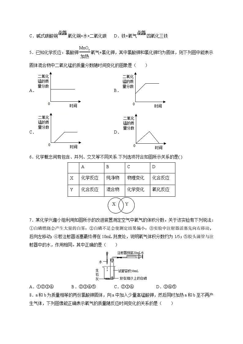 第二单元 我们周围的空气（综合培优）-2021-2022学年九年级上册化学单元双优滚动检测卷（人教版）02