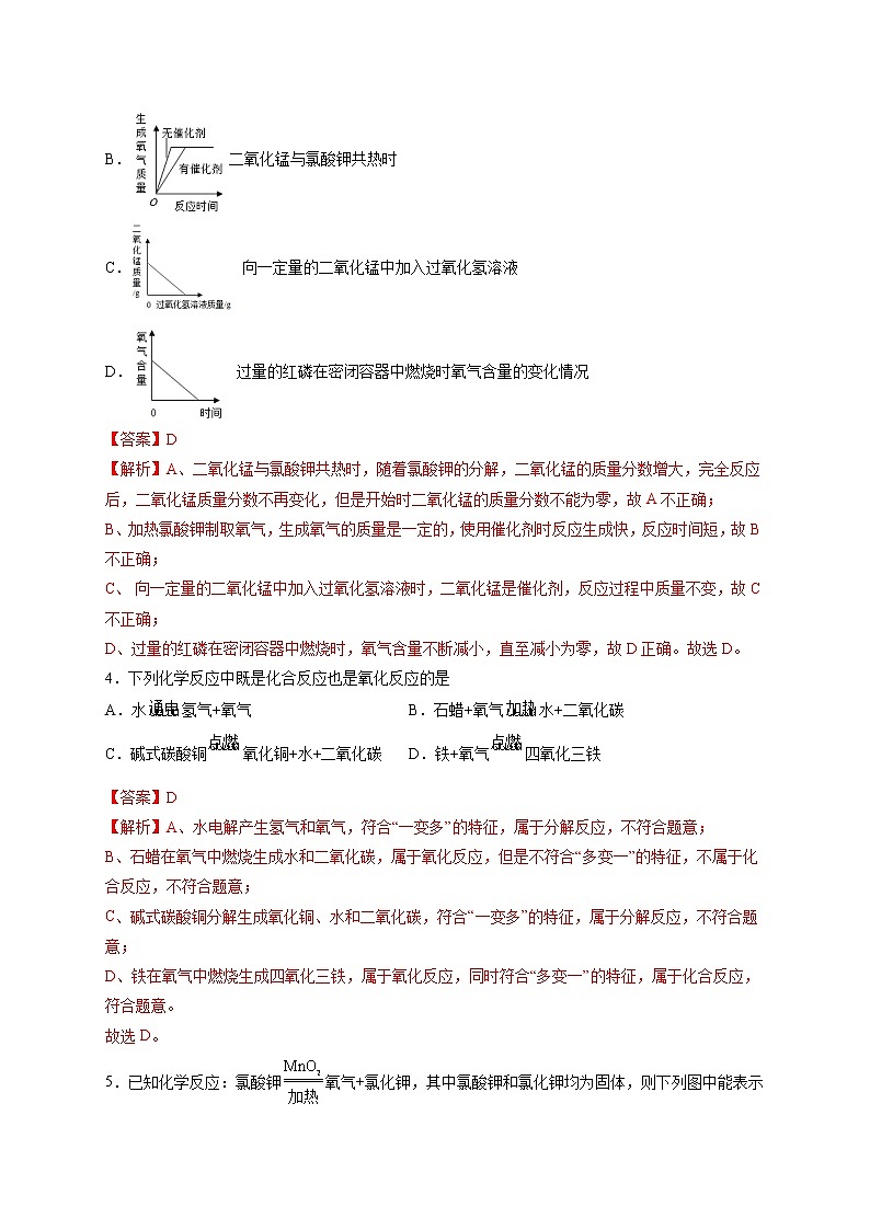 第二单元 我们周围的空气（综合培优）-2021-2022学年九年级上册化学单元双优滚动检测卷（人教版）02