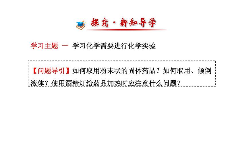 2021-2022学年度沪教版九年级化学上册课件 1.3 怎样学习和研究化学02