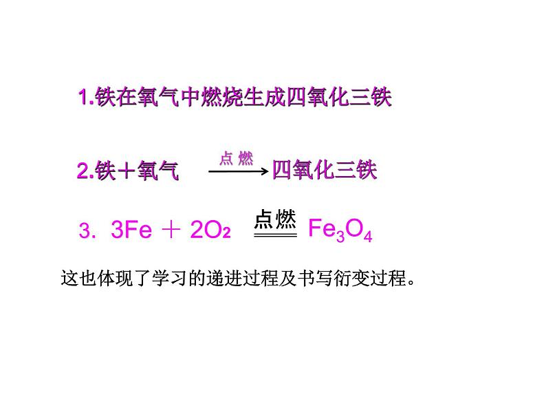 2021-2022学年度沪教版九年级化学上册课件  4.3 化学方程式03