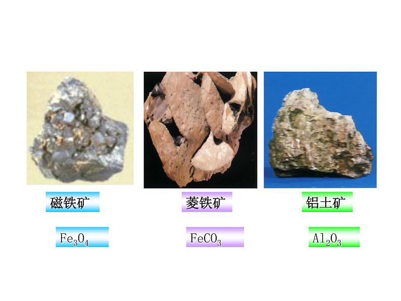 2021-2022学年度沪教版九年级化学上册课件  5.2 金属矿物 铁的冶炼第5页