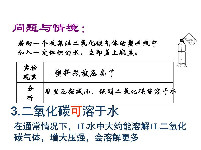 2021-2022学年度沪教版九年级化学上册课件  2.2 奇妙的二氧化碳第7页