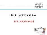 2021-2022学年度沪教版九年级化学上册课件  3.1 构成物质的基本微粒