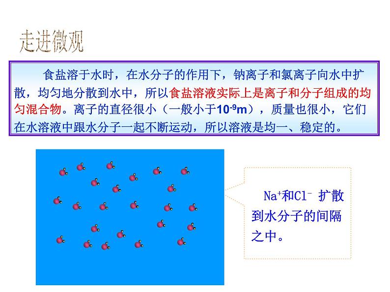 2021-2022学年度鲁教版九年级化学上册课件 第三单元 第一节  溶液的形成第5页