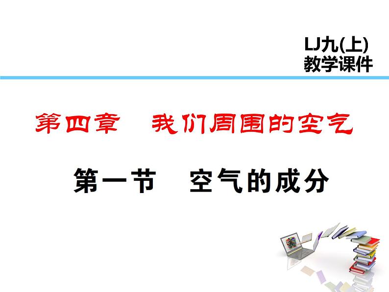 2021-2022学年度鲁教版九年级化学上册课件 第四单元第一节  空气的成分第1页