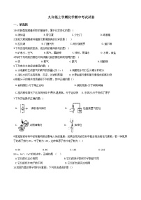 2021年河南省漯河市九年级上学期化学期中考试试卷