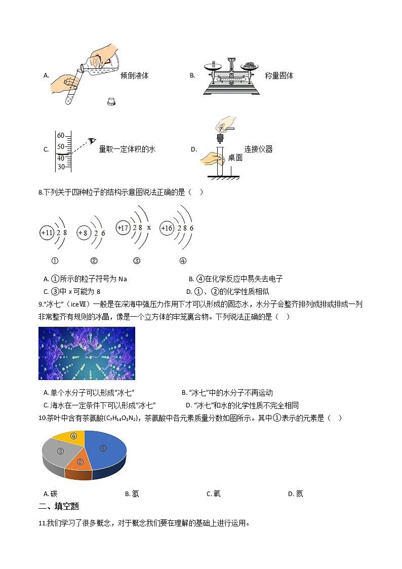 2021年福建省福州市九年级上学期化学期中考试试题第2页