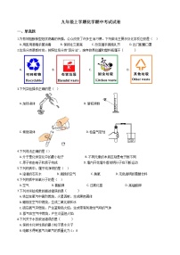 2021年湖北省武汉市九年级上学期化学期中考试试题