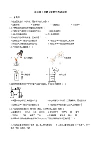 2021年河南省三门峡市九年级上学期化学期中试题