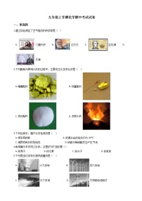 2021年北京市西城区九年级上学期化学期中考试试卷