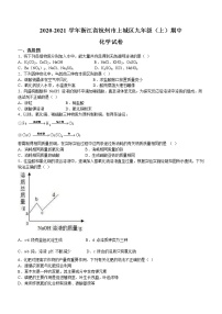 浙江省杭州市上城区2020-2021学年九年级上学期期中化学试题（word版含答案）