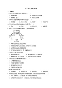 人教版九年级上册课题2 氧气同步训练题