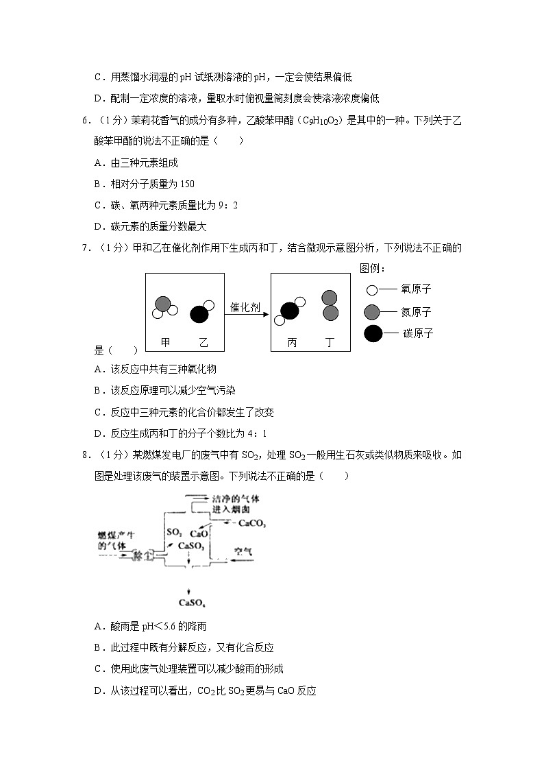 2021年安徽省合肥市庐阳区中考化学二模试卷02