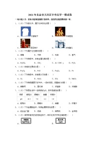 2021年北京市大兴区中考化学一模试卷