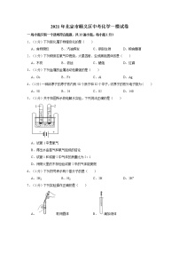 2021年北京市顺义区中考化学一模试卷