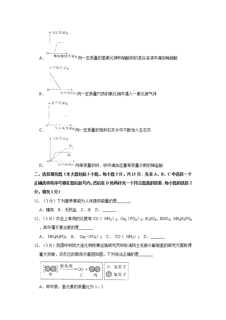 2021年江西省中考化学样卷（一）第3页