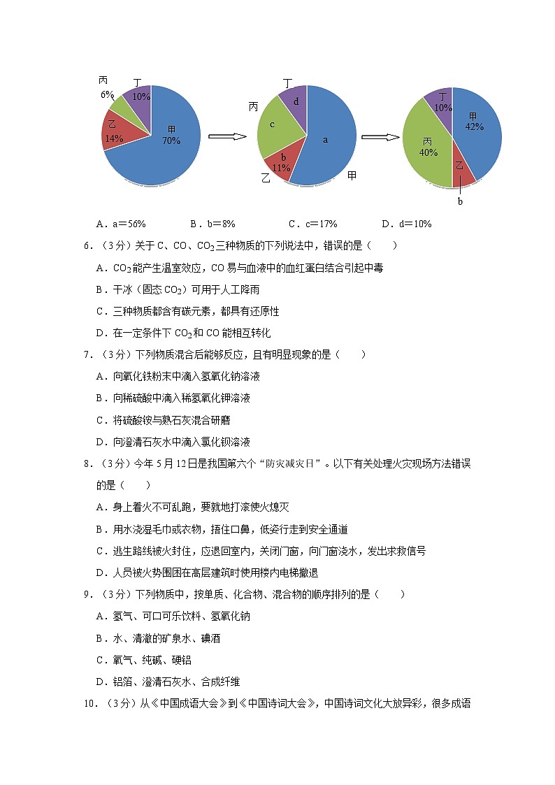 2021年湖南省长沙市中考化学模拟试卷（4）(1)02