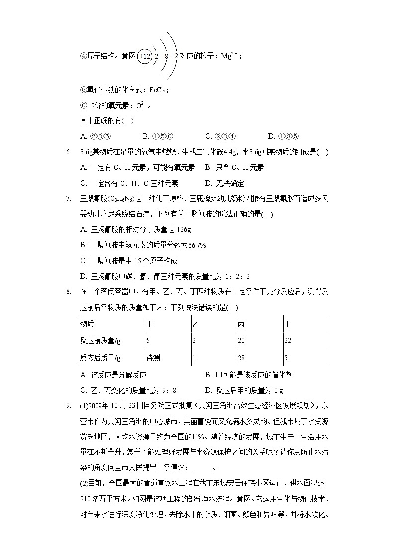 2020-2021学年湖北省黄冈市浠水县兰溪中学英才学校九年级（上）期中化学试卷第2页