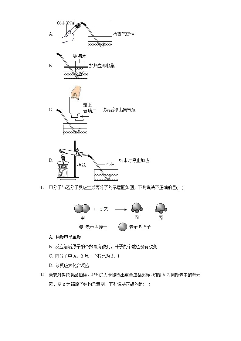 2020-2021学年内蒙古巴彦淖尔市乌拉特前旗六中九年级（上）期中化学试卷03