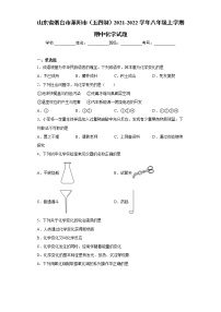 山东省烟台市莱阳市（五四制）2021-2022学年八年级上学期期中化学试题（word版 含答案）