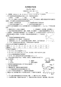 人教版九年级下册第九单元  溶液综合与测试达标测试