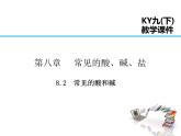 2021-2022学年度科粤版九年级化学下册课件  8.2  常见的酸和碱