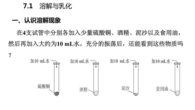 科粤版化学九下7.1.1溶解与乳化 课件第3页