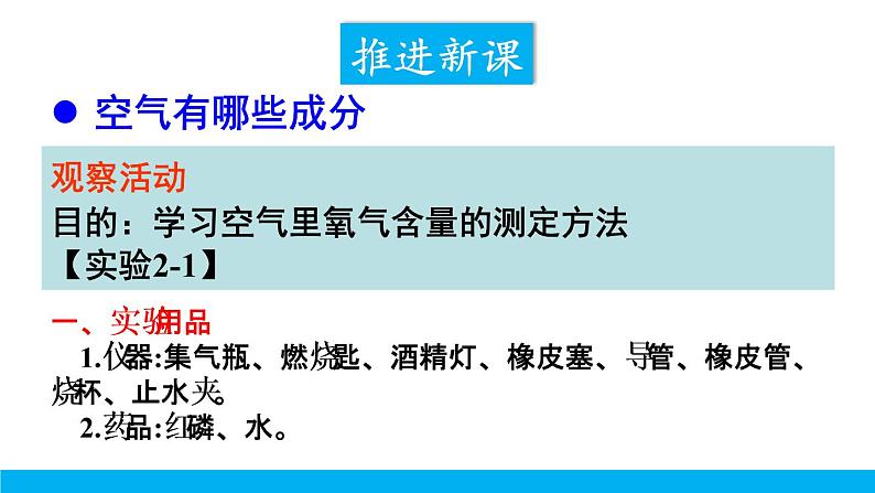 2021年初中化学九年级上册科粤版（2012） 第二章 空气物质的构成 2.1空气的成分第1课时空气的成分和用途 课件第5页