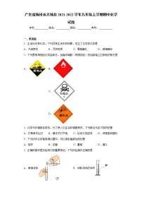 广东省梅州市大埔县2021-2022学年九年级上学期期中化学试题（word版 含答案）