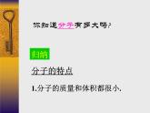人教五四制初中化学八年级全册《第三单元  课题1 分子和原子》课件PPT
