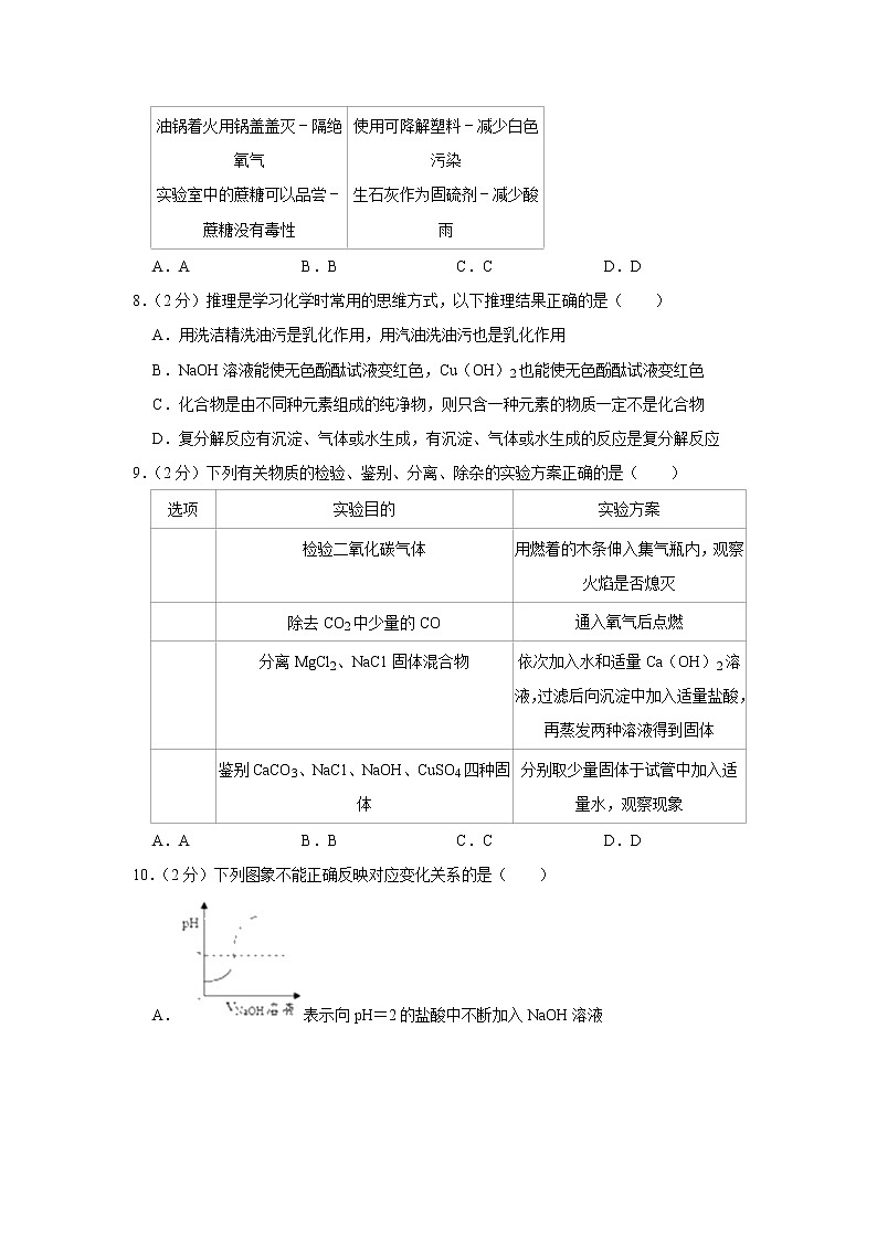 2019年江苏省宿迁市中考化学试题（解析版）03