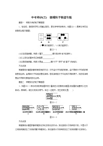 人教版初中化学  中考特训(三)　微观粒子模型专题