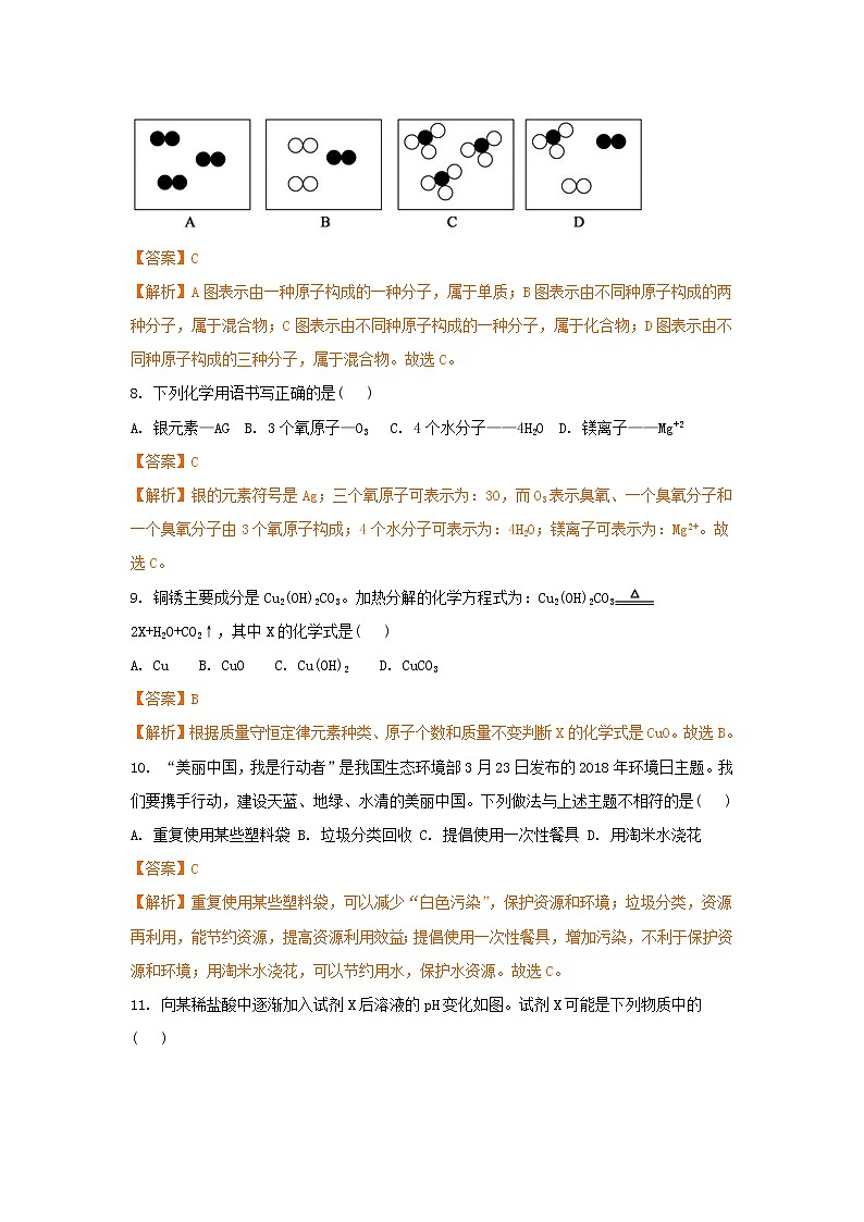 2018年山东省德州市中考化学试卷（解析版）03