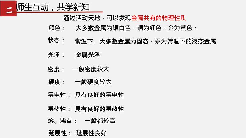 4.1 常见的金属材料（课件）-九年级化学鲁教版全一册同步精品课堂（五·四学制）(共23张PPT)第4页