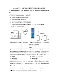 广东省广州市黄埔区2021-2022学年九年级上学期期中考试化学试卷（word版 含答案）