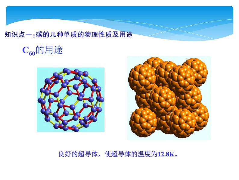 人教版九年级上册 第六单元 碳和碳的氧化物 课题1 金刚石、石墨和C60课件PPT08