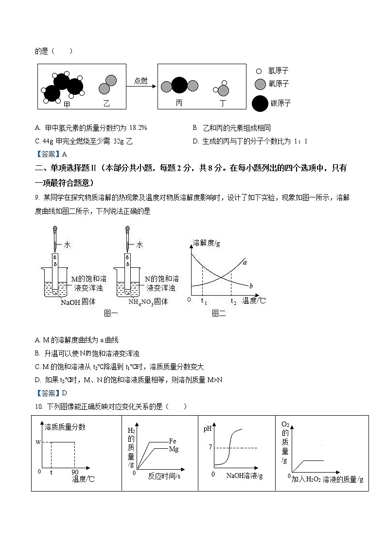 2021年广东省汕头市中考一模化学试题第3页