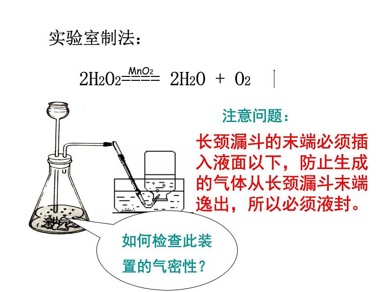 鲁教五四制初中化学八年级全册《第四单元  到实验室去：氧气的实验室制取与性质》课件PPT07